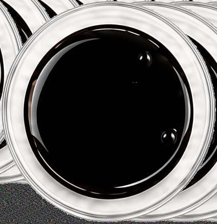 A glossy black droplet of Shilajit resin extract